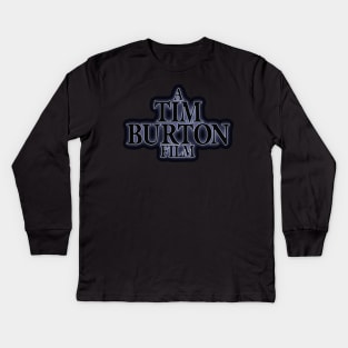 a tim burton film Kids Long Sleeve T-Shirt